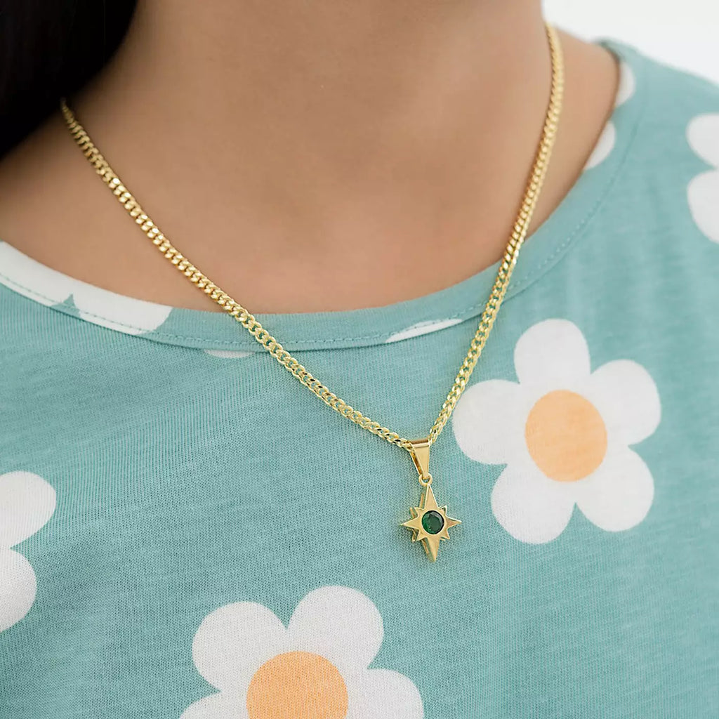 Dije Estrella Circonia VERDE