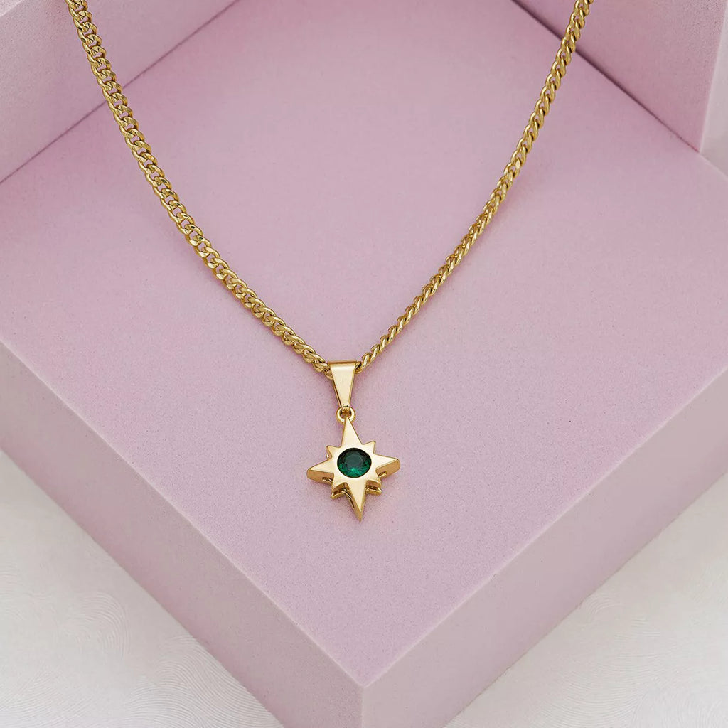 Dije Estrella Circonia VERDE