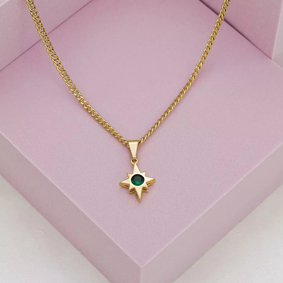 Dije Estrella Circonia VERDE