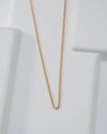 Cadena Cubana Cruzada 2,4 mm 65 Cms