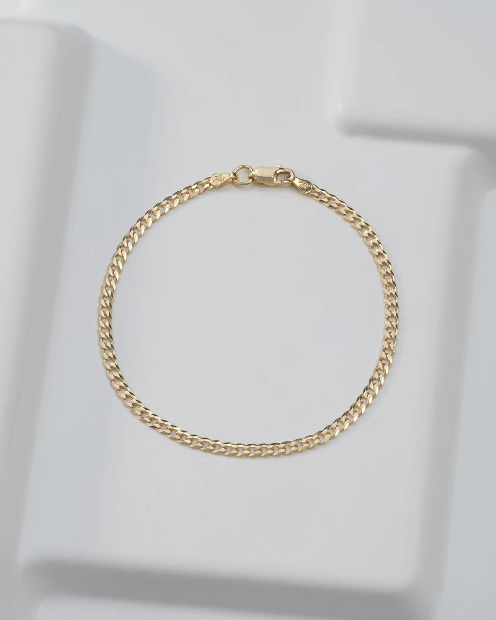 Pulsera Cubana IT 3 mm 19.5 Cms