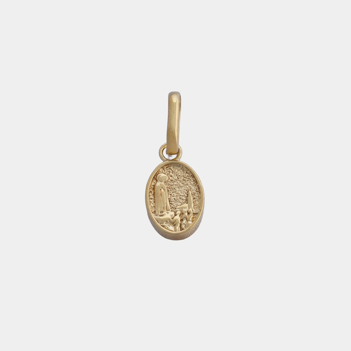 Dije Virgen de Fátima 12.6 mm