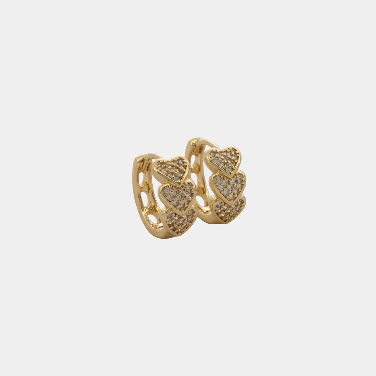 Arete Candonga Heart Circones 15 mm