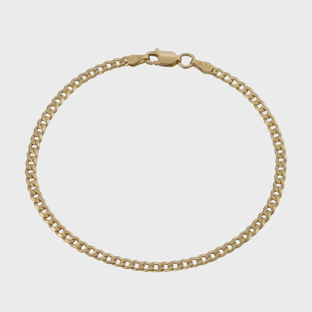 Pulsera Cubana IT 3 mm 19.5 Cms