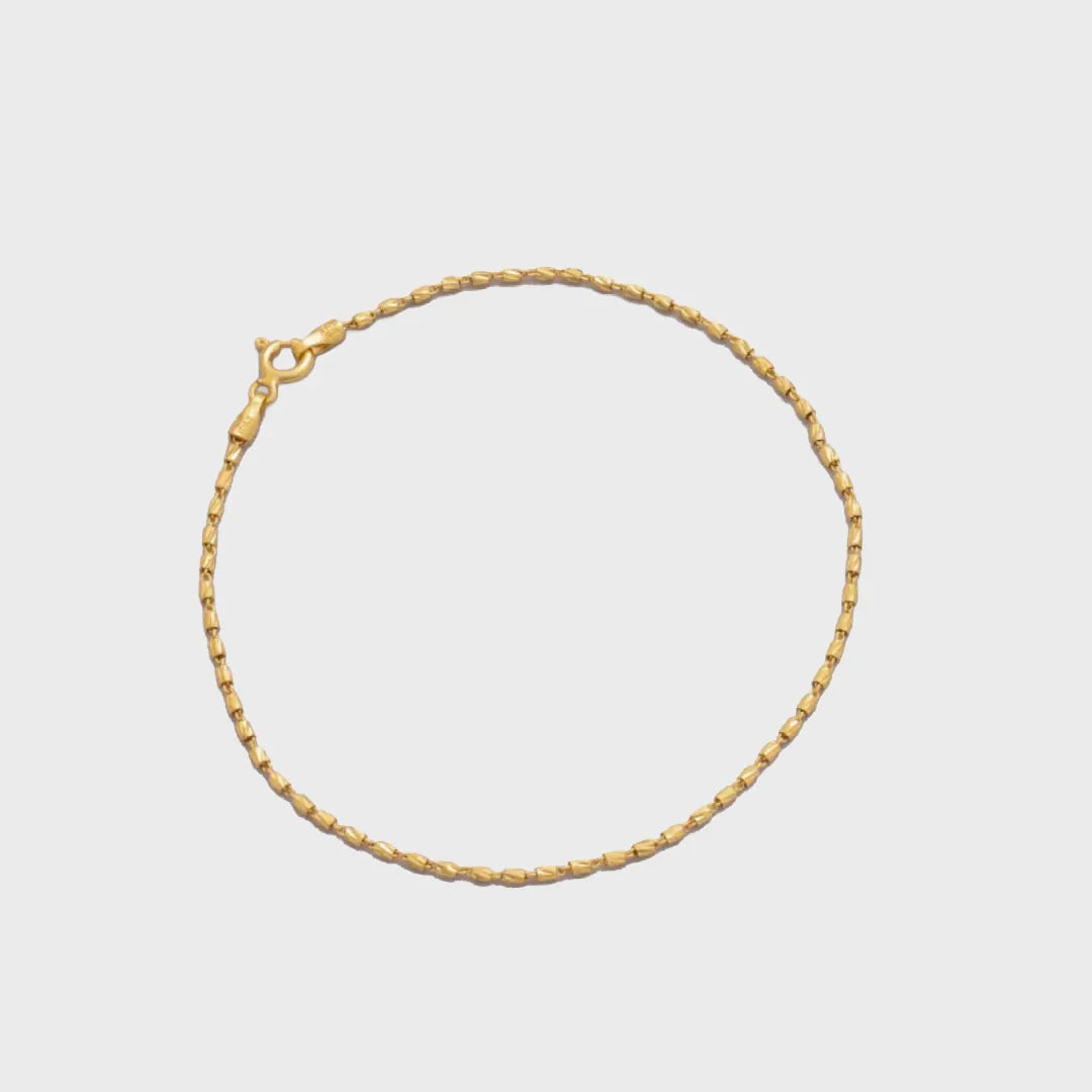 Pulsera Tube Gold IT 19.5 Cms