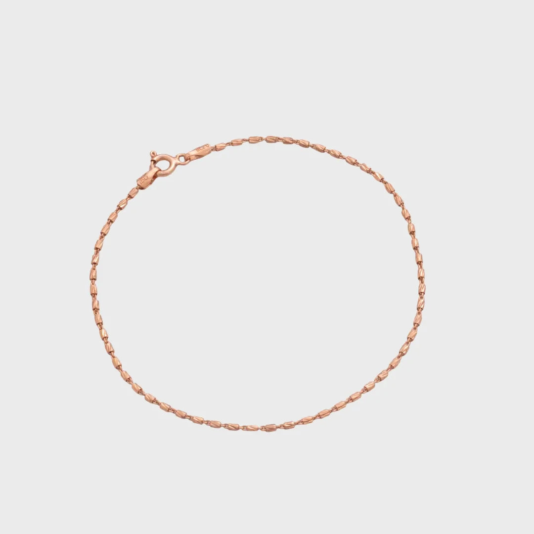 Pulsera Tube Rose IT 19.5 Cms