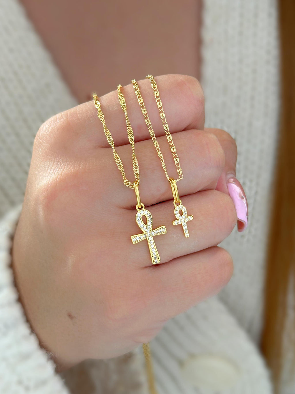 Dije Mini Cruz Ankh